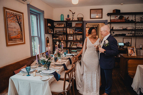 Colleen and Mark at Spring Mill Cafe