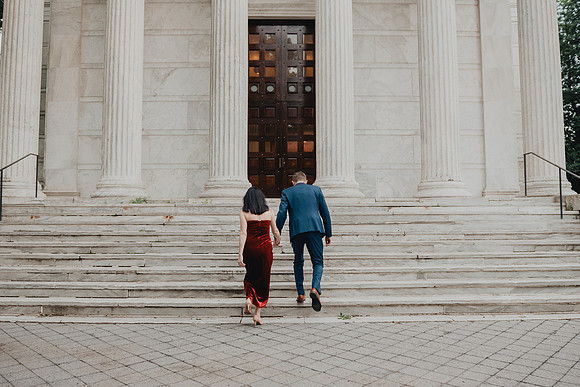 Princeton University engagement session