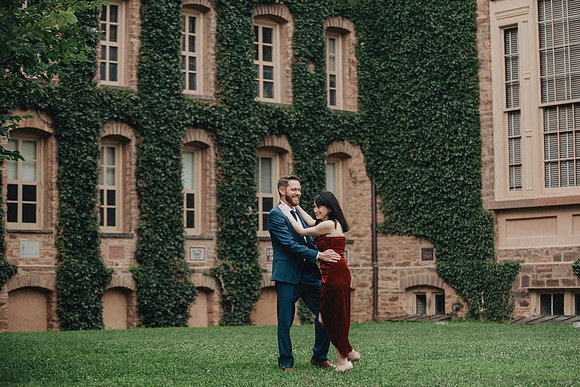 Princeton University engagement session