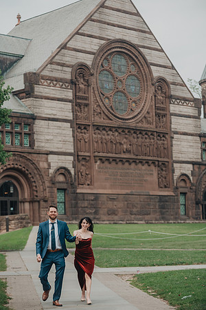 Princeton University engagement session