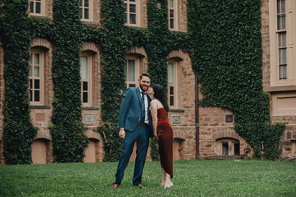 Princeton University engagement session
