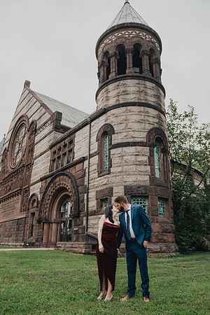 Princeton University engagement session