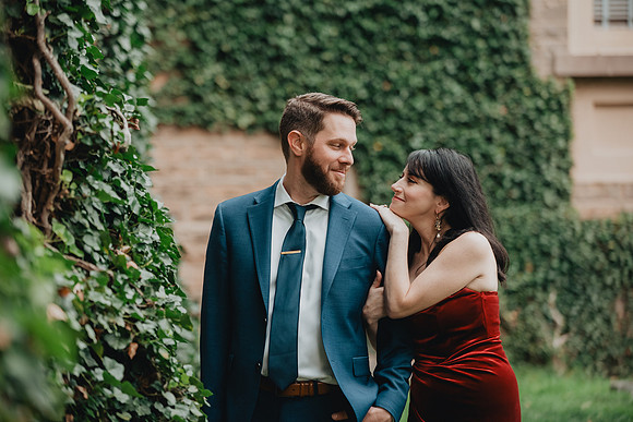 Princeton University engagement session