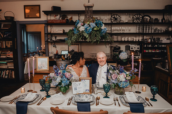 Colleen and Mark at Spring Mill Cafe