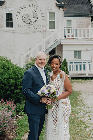 Colleen and Mark at Spring Mill Cafe