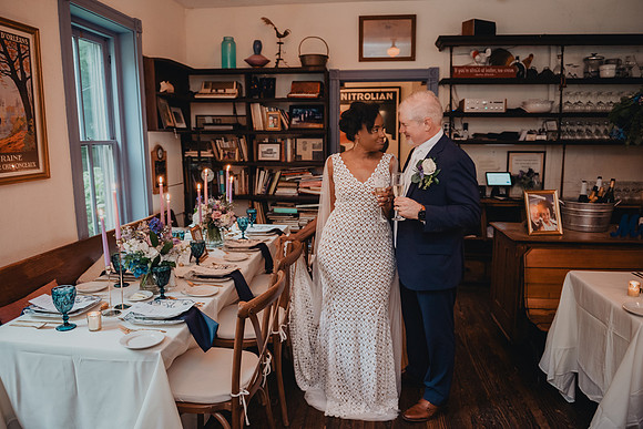 Colleen and Mark at Spring Mill Cafe
