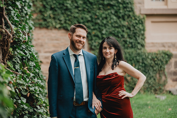 Princeton University engagement session