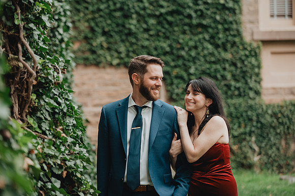 Princeton University engagement session