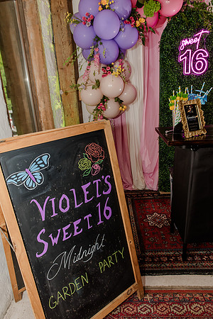 Violet's Sweet 16 Midnight Garden Party