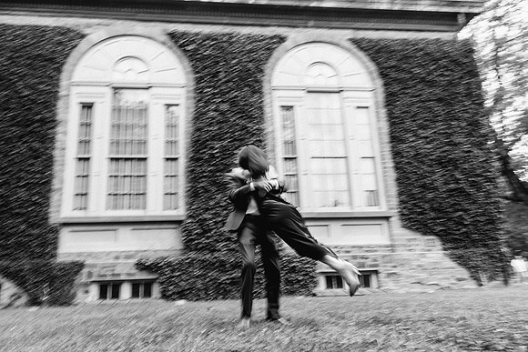 Princeton University engagement session