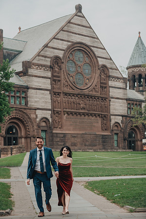 Princeton University engagement session