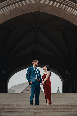 Princeton University engagement session