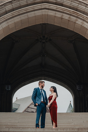 Princeton University engagement session