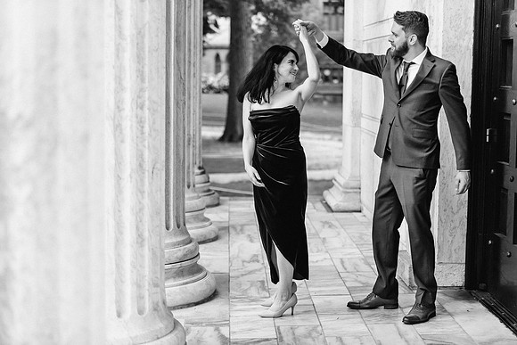 Princeton University engagement session