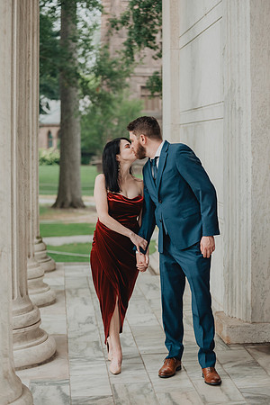 Princeton University engagement session
