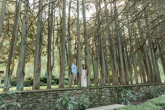 Parque Ridley Creek engagement photos