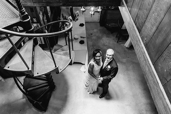 Colleen and Mark at Spring Mill Cafe