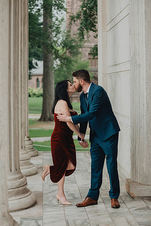 Princeton University engagement session
