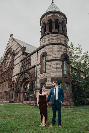 Princeton University engagement session