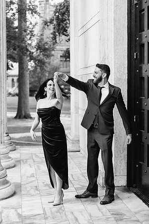 Princeton University engagement session