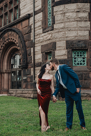 Princeton University engagement session