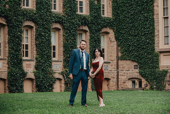 Princeton University engagement session