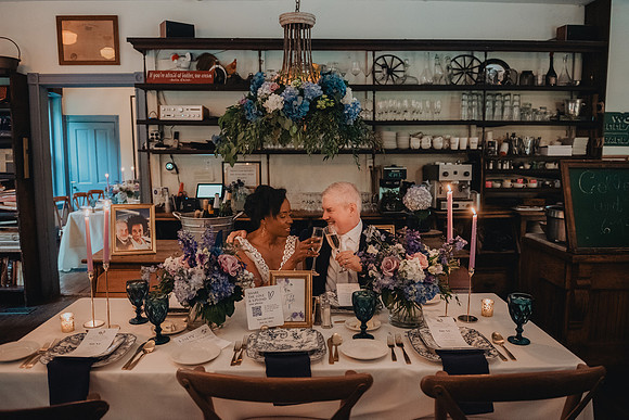 Colleen and Mark at Spring Mill Cafe