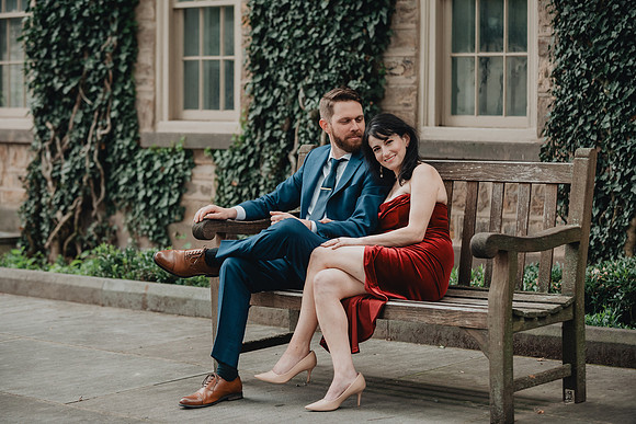 Princeton University engagement session