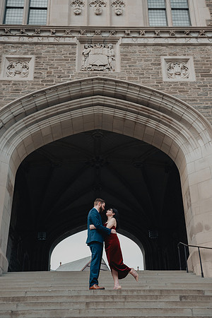 Princeton University engagement session