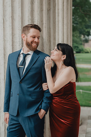 Princeton University engagement session
