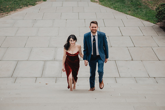 Princeton University engagement session