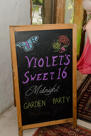 Violet's Sweet 16 Midnight Garden Party