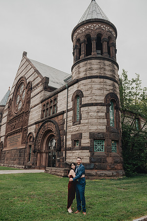 Princeton University engagement session