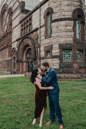 Princeton University engagement session