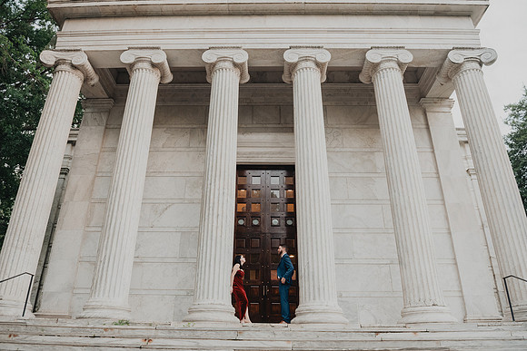 Princeton University engagement session