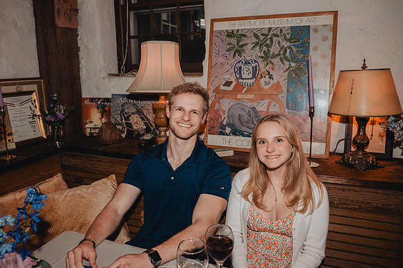 Colleen and Mark at Spring Mill Cafe