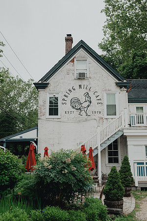 Colleen and Mark at Spring Mill Cafe