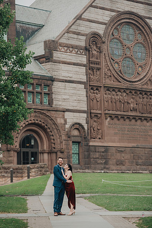 Princeton University engagement session