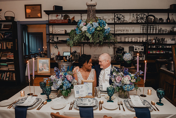 Colleen and Mark at Spring Mill Cafe